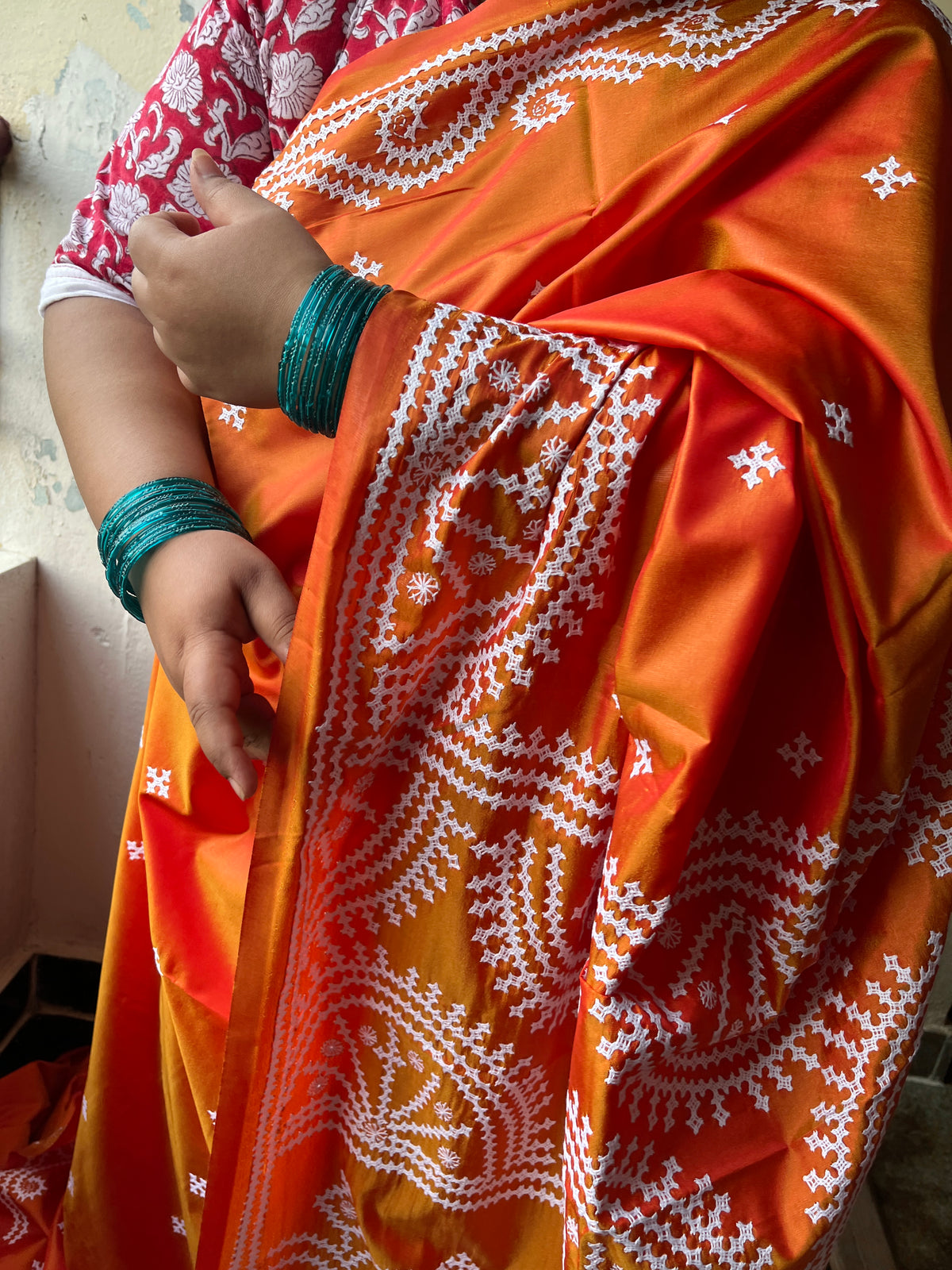 SURYA Kutchwork Saree