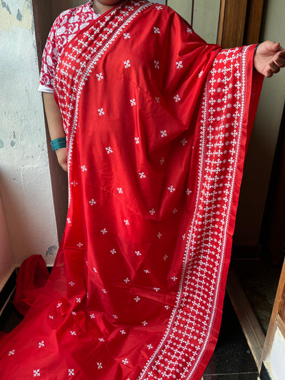 HOT Kutchwork Saree