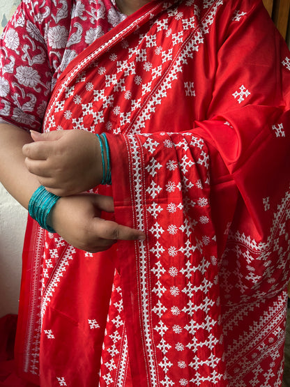 HOT Kutchwork Saree