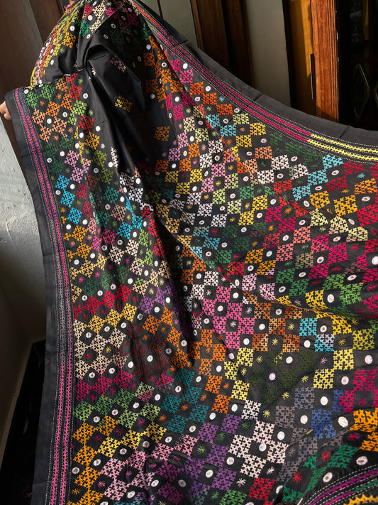 RANGEELA Kutchwork Saree