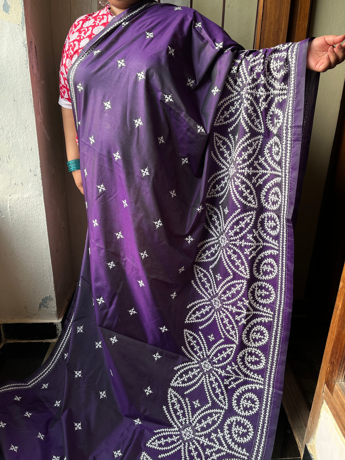 NAKSHATRA Kutchwork Saree