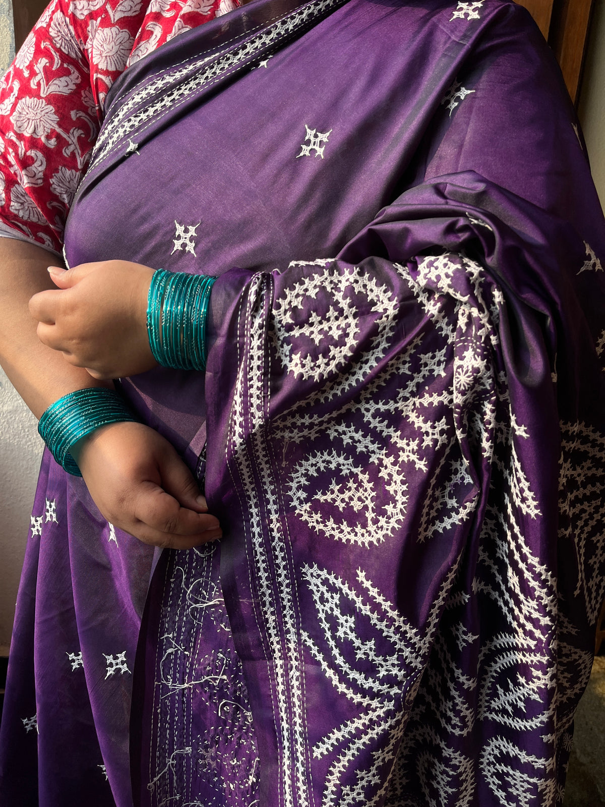 NAKSHATRA Kutchwork Saree
