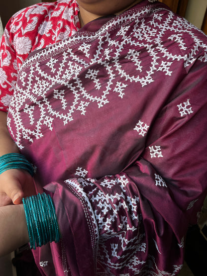 ETHNIC Kutchwork Saree