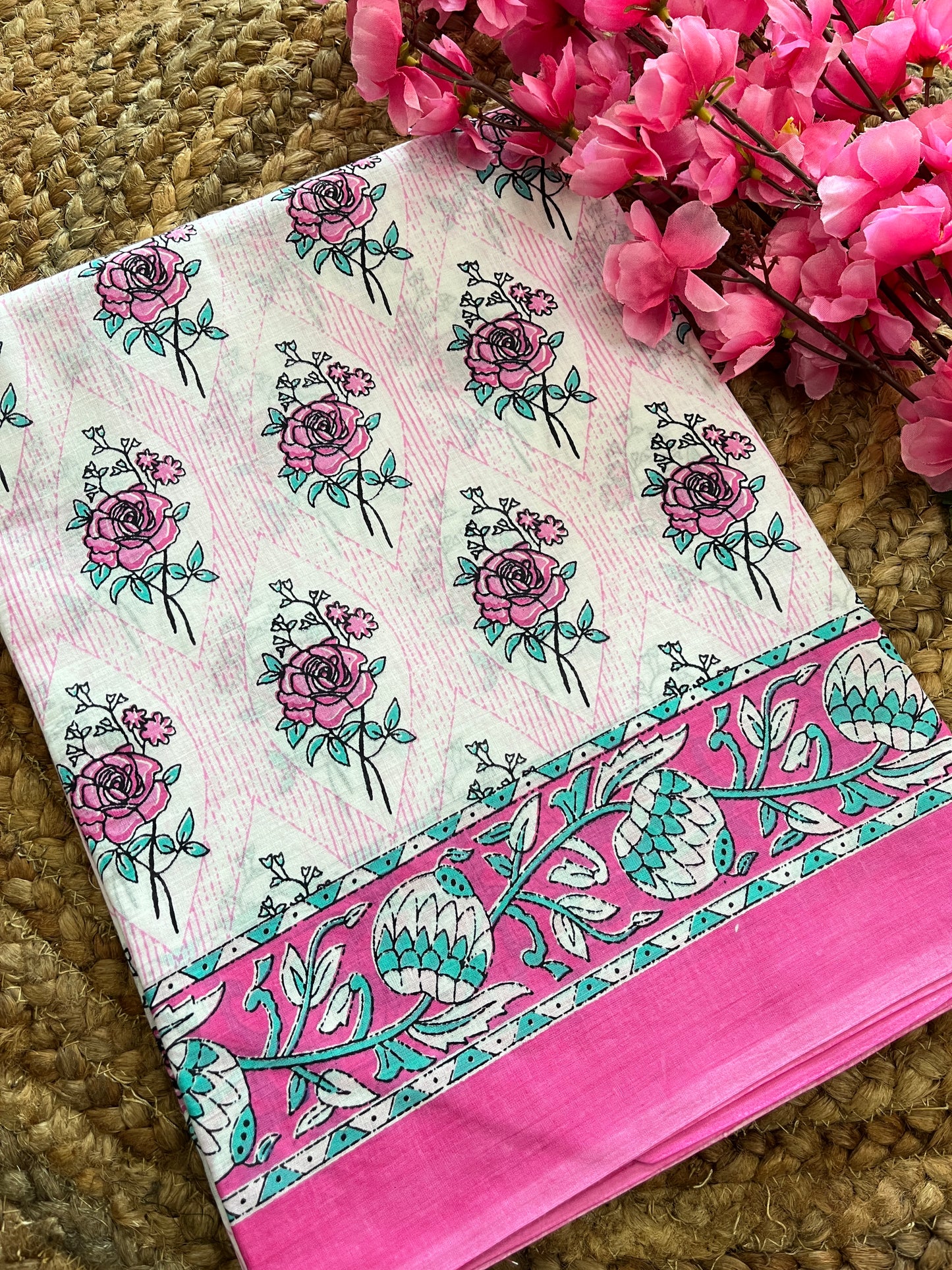 Mulmul Cotton Kanthawork Saree