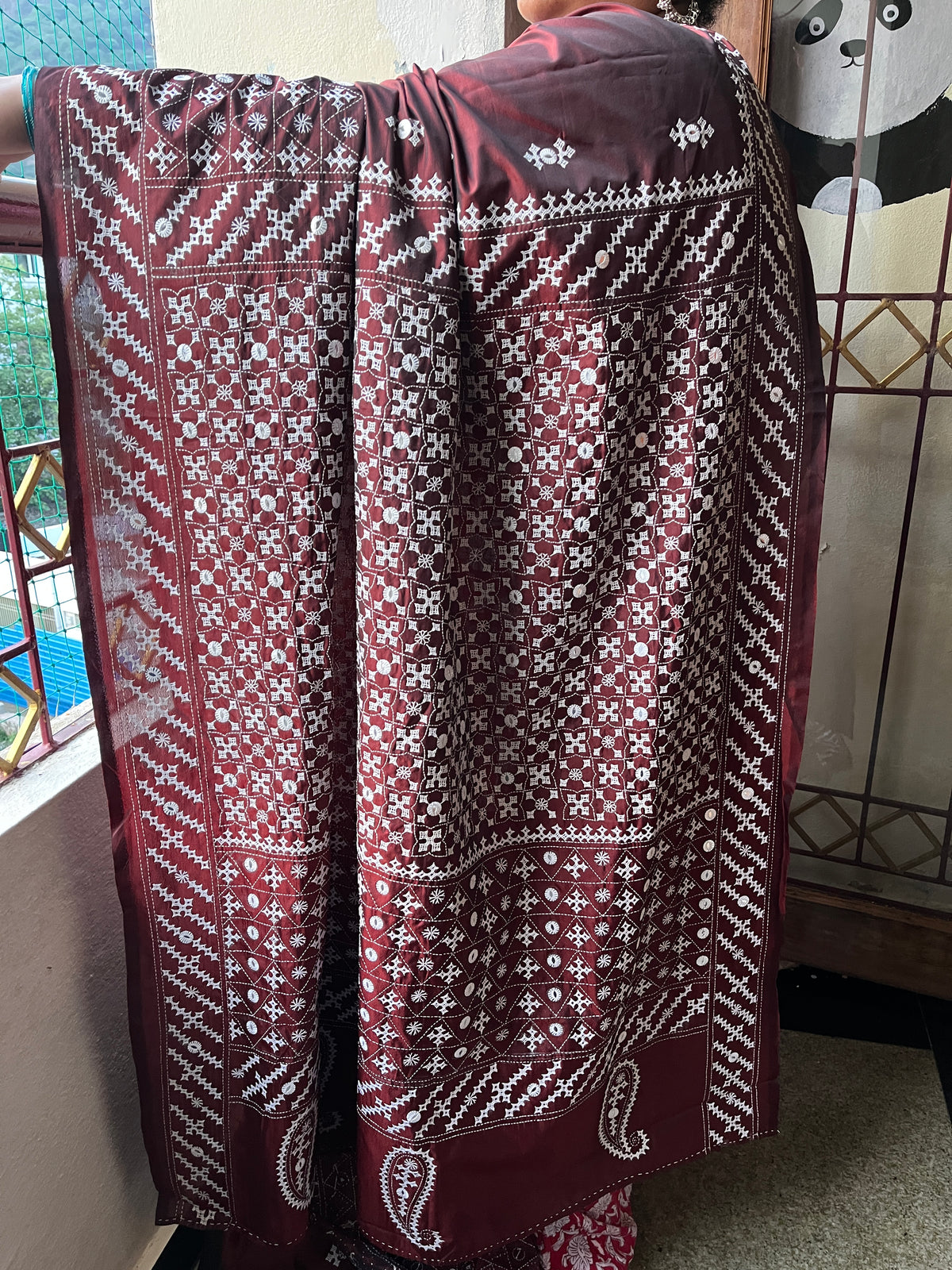 GRAND Kutchwork Saree
