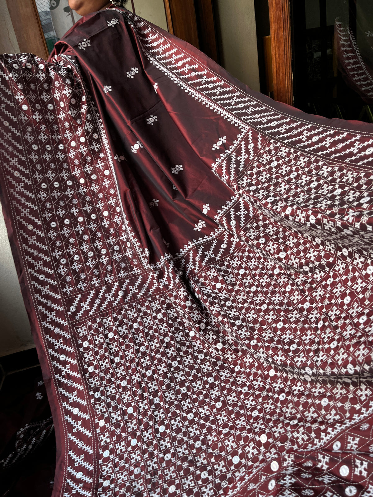 GRAND Kutchwork Saree