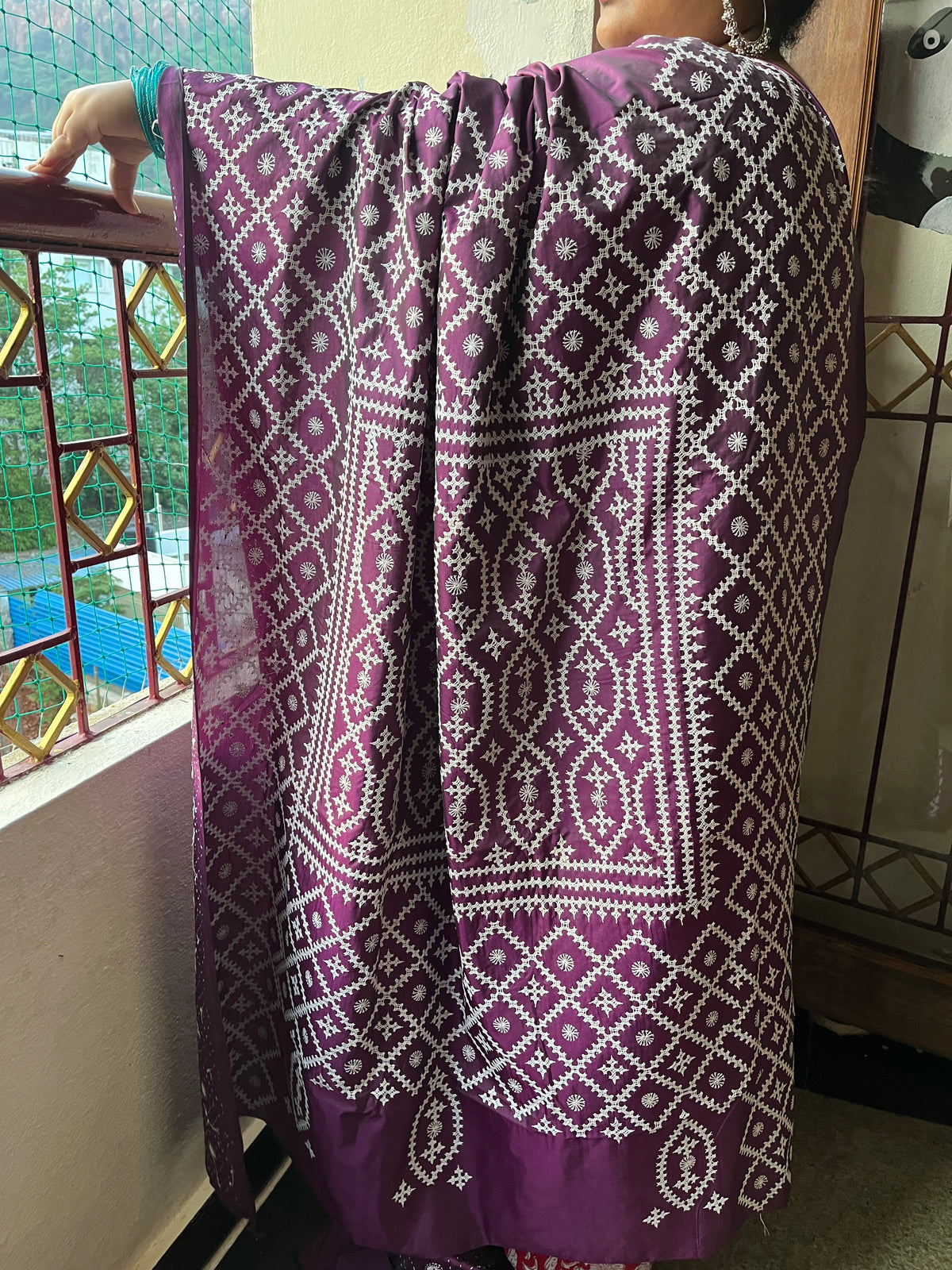 PRETTY Kutchwork Saree