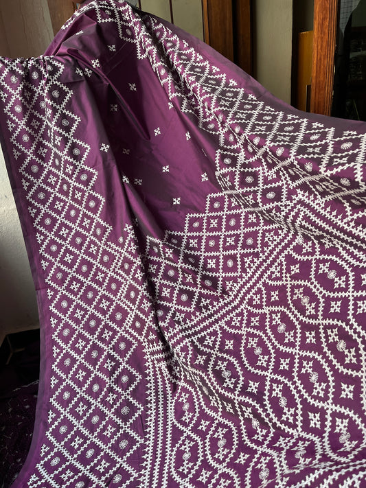 PRETTY Kutchwork Saree