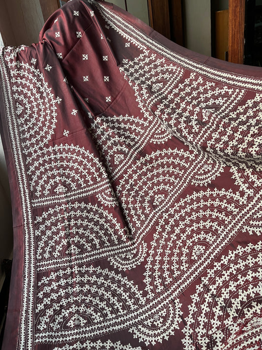 SUNRISE Kutchwork Saree