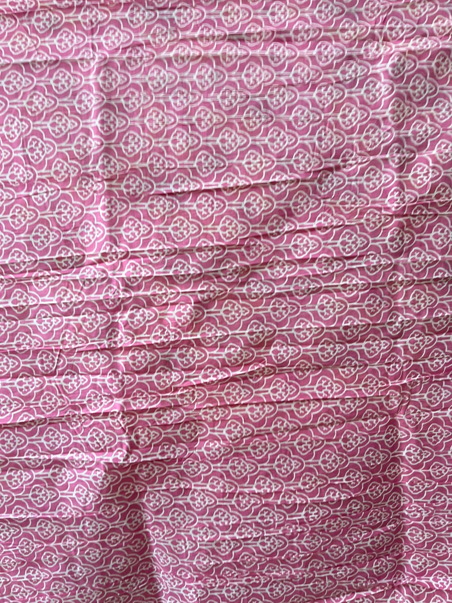 Mulmul Cotton Block Print Saree