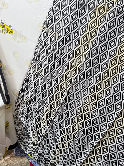 Mulmul Cotton Block Print Saree