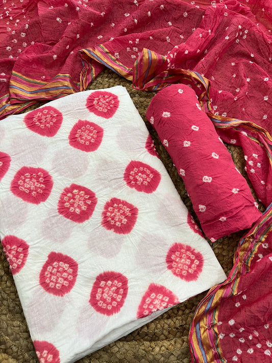 Bandhani Dress Material