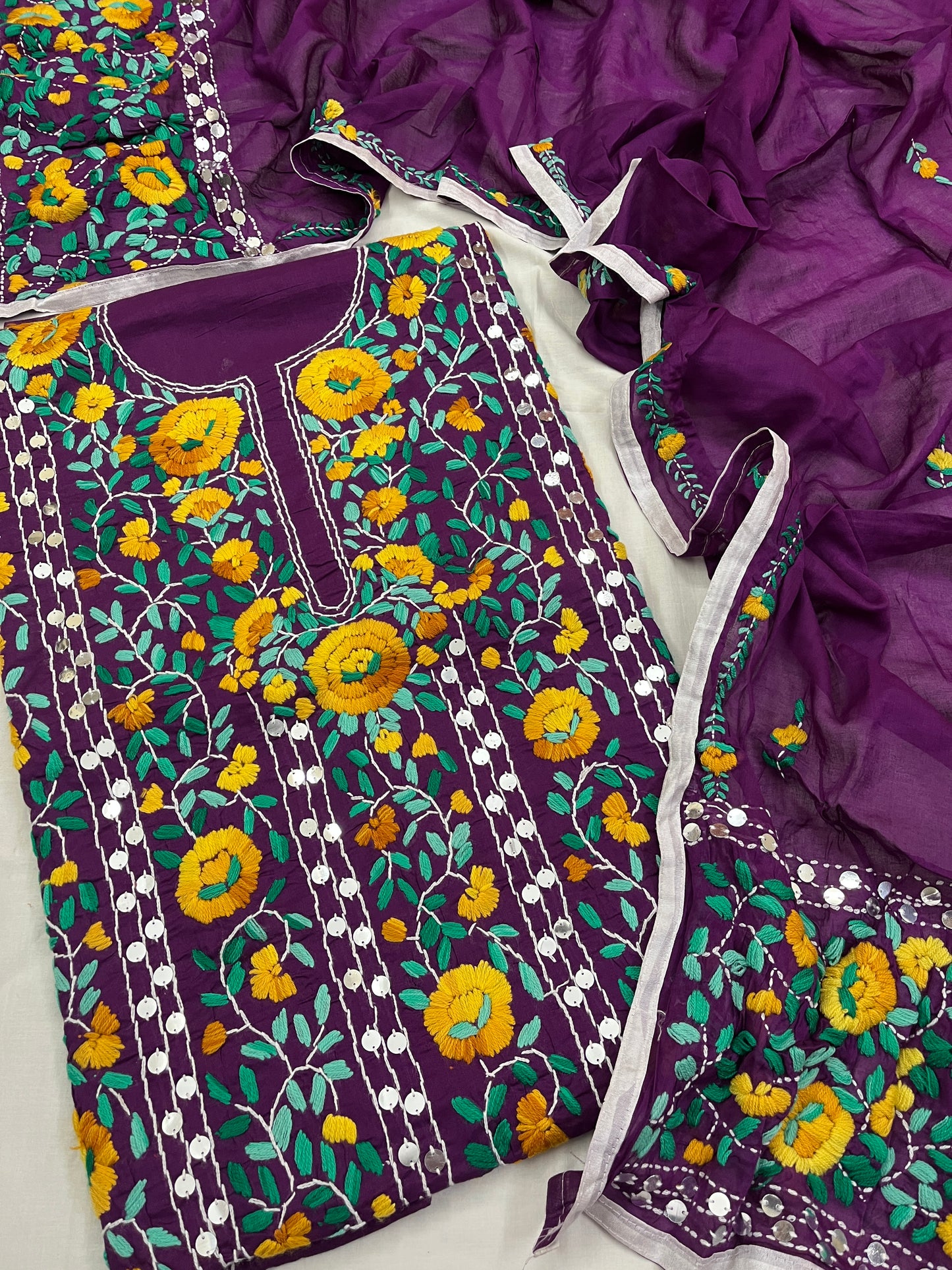 Phulkari Dress Material