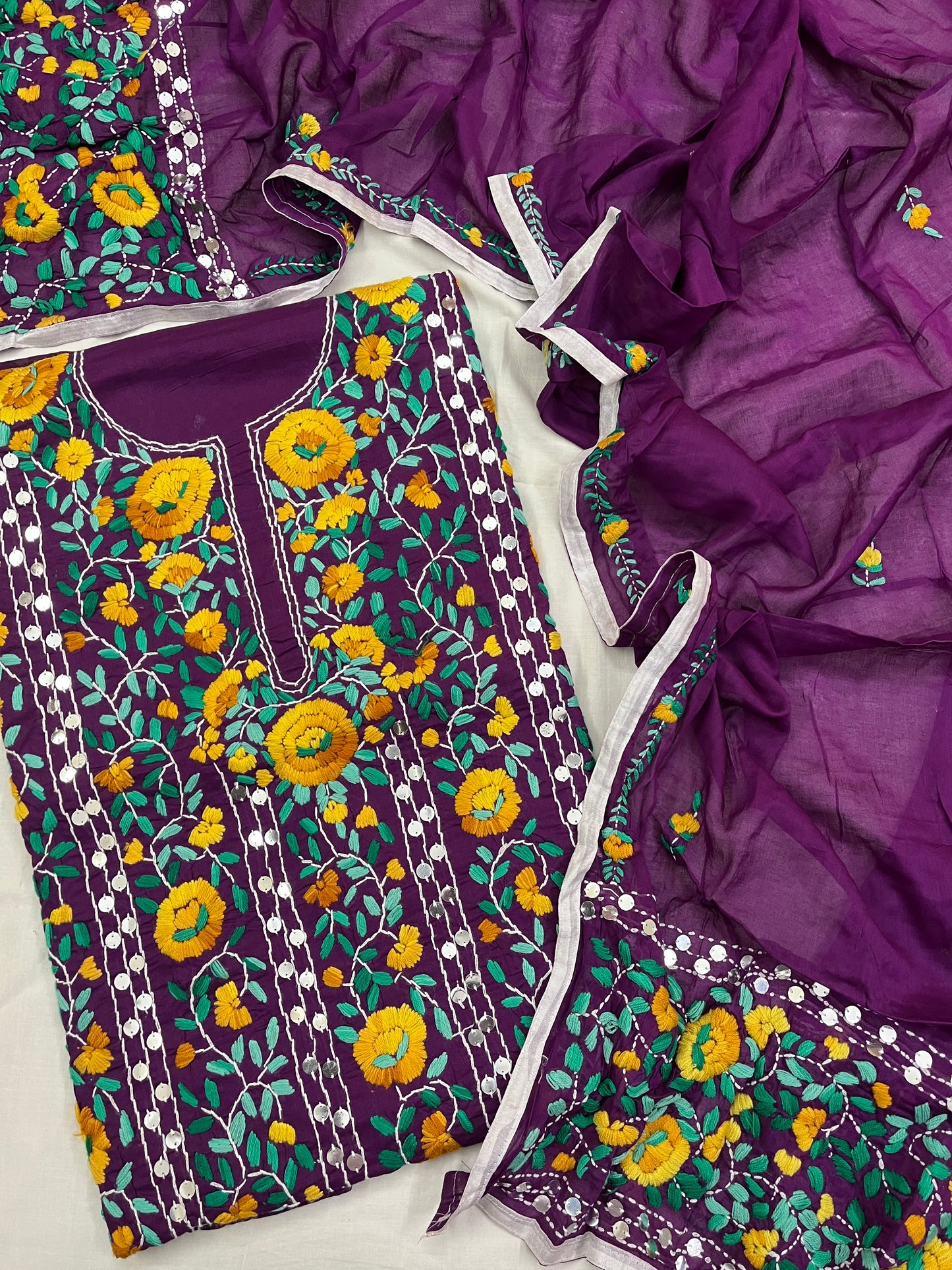Phulkari Dress Material