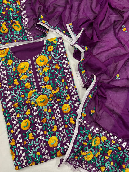 Phulkari Dress Material