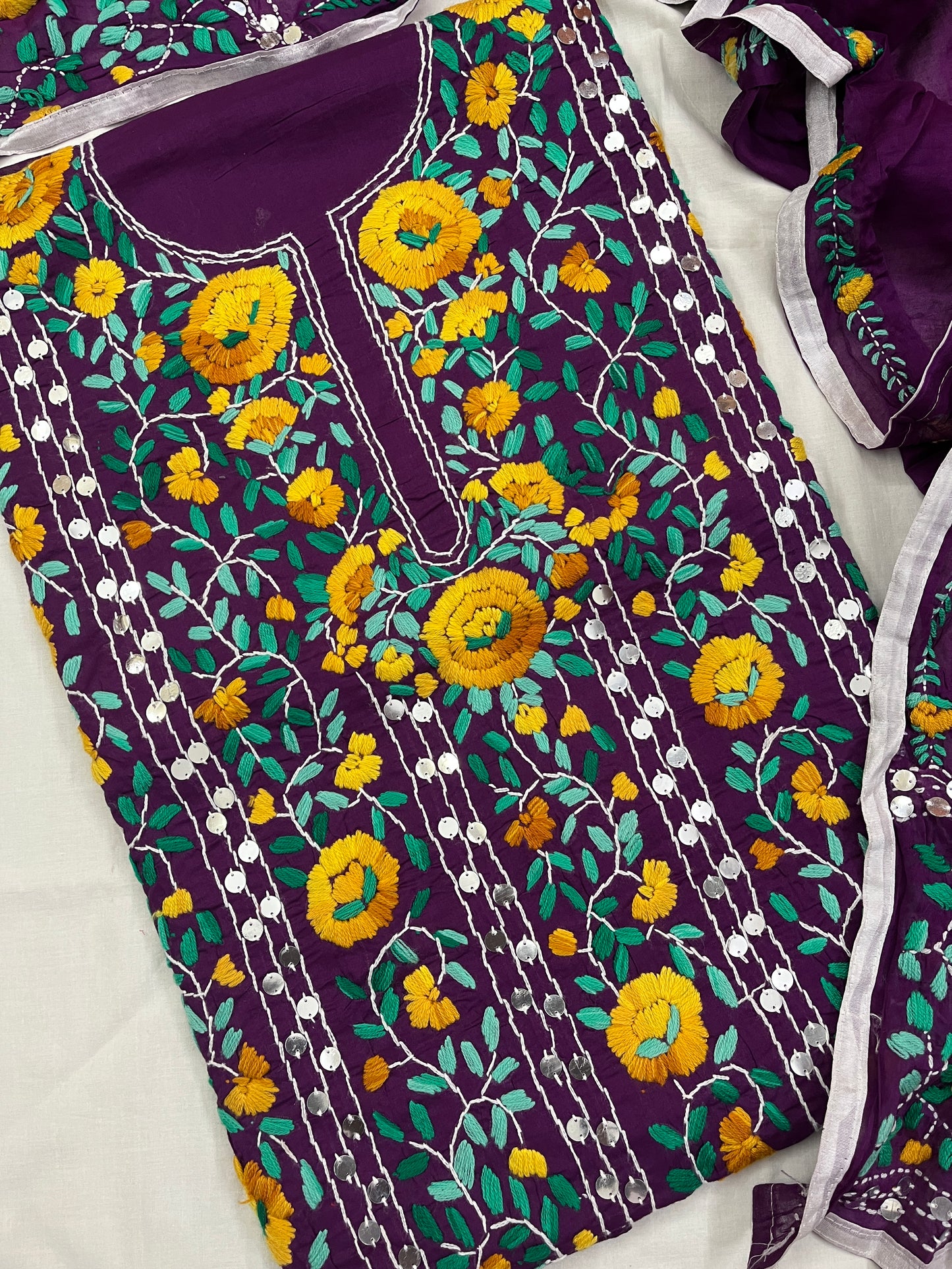 Phulkari Dress Material