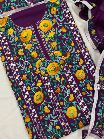 Phulkari Dress Material
