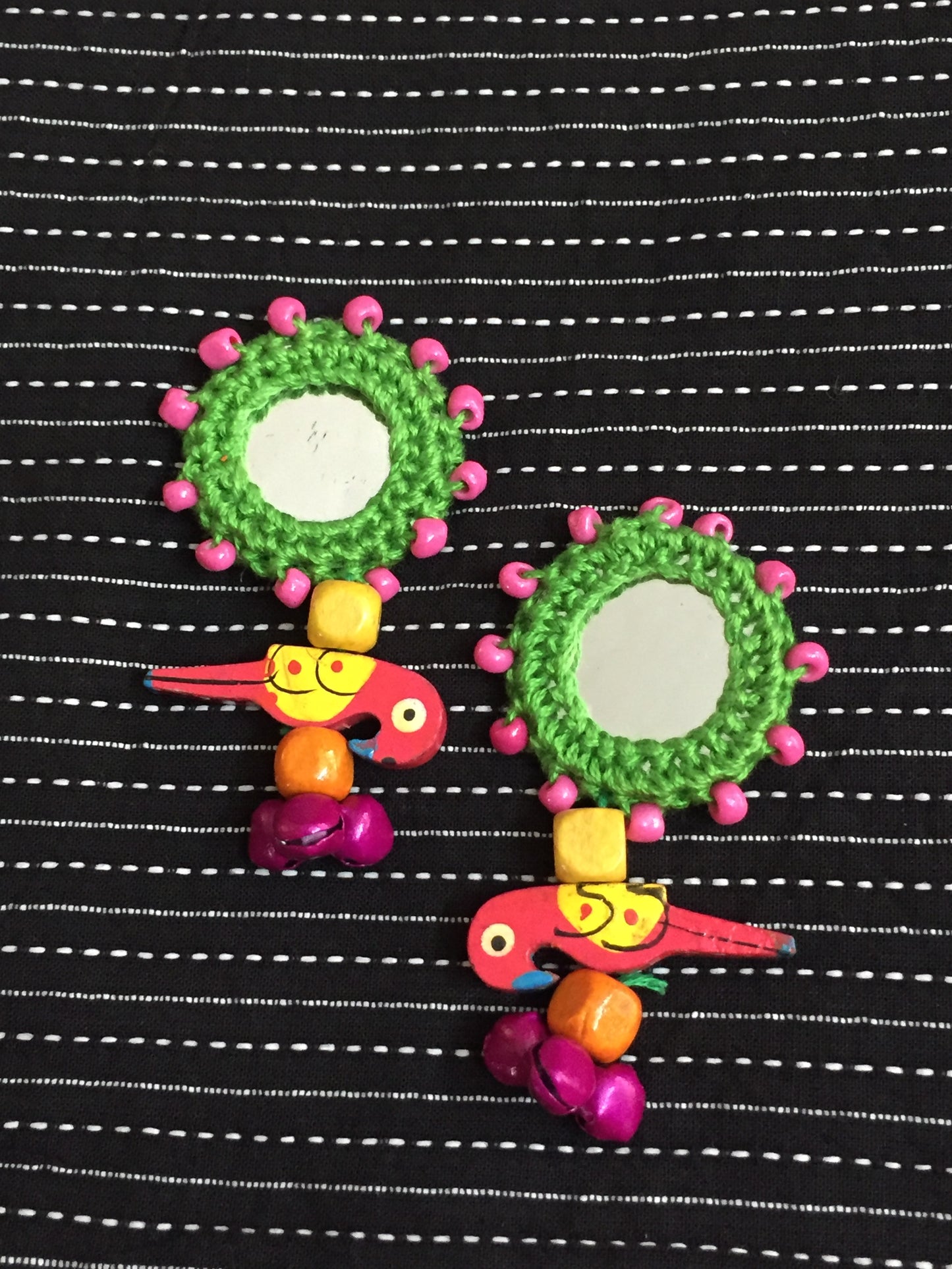 Gulaabi Mirror Tassel