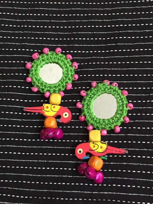 Gulaabi Mirror Tassel