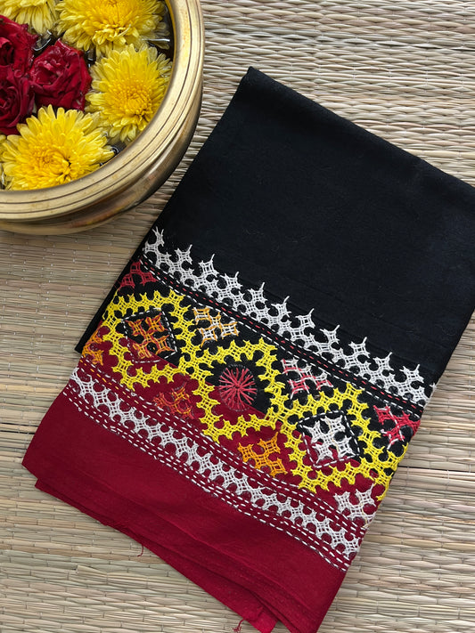 DKUBP6 Dual Color Kutchwork Blouse Piece