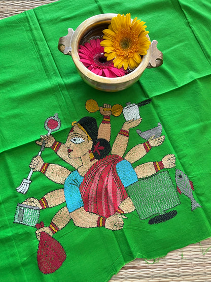 DKBP10 Designer Kanthawork Blouse Piece