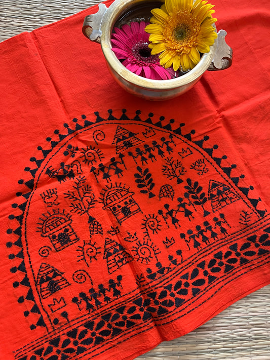 DKBP15 Designer Kanthawork Blouse Piece