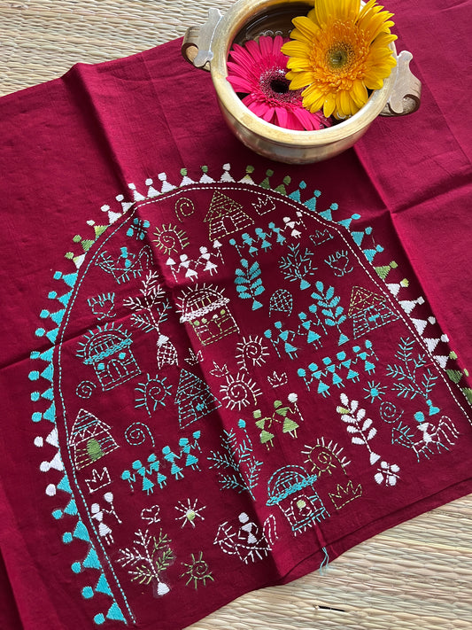 DKBP17 Designer Kanthawork Blouse Piece