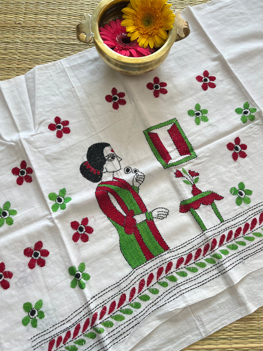 DKBP18 Designer Kanthawork Blouse Piece