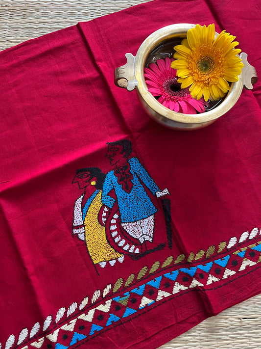 DKBP19 Designer Kanthawork Blouse Piece