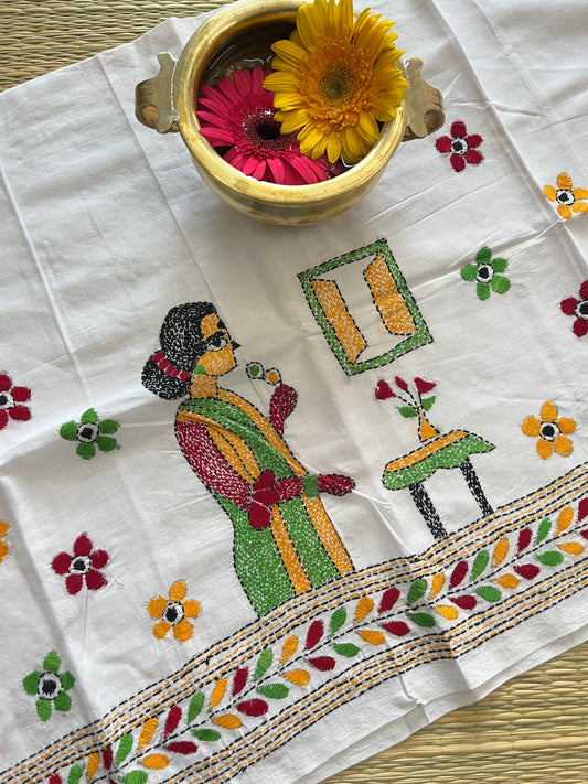 DKBP21 Designer Kanthawork Blouse Piece