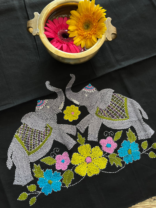 DKBP25 Designer Kanthawork Blouse Piece