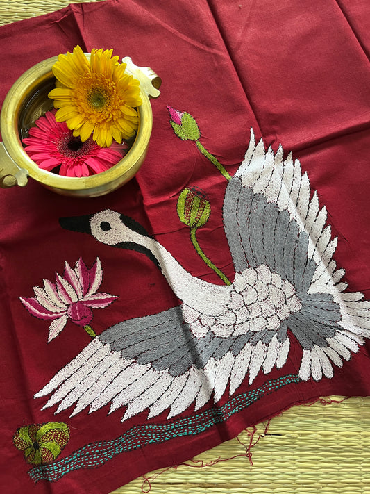 DKBP26 Designer Kanthawork Blouse Piece