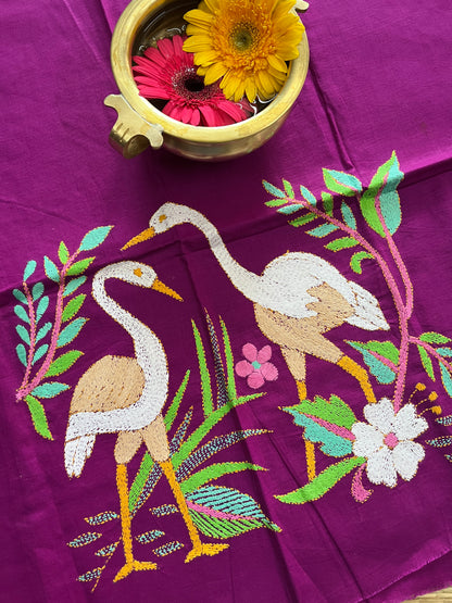 DKUBP33 Designer Kanthawork Blouse Piece