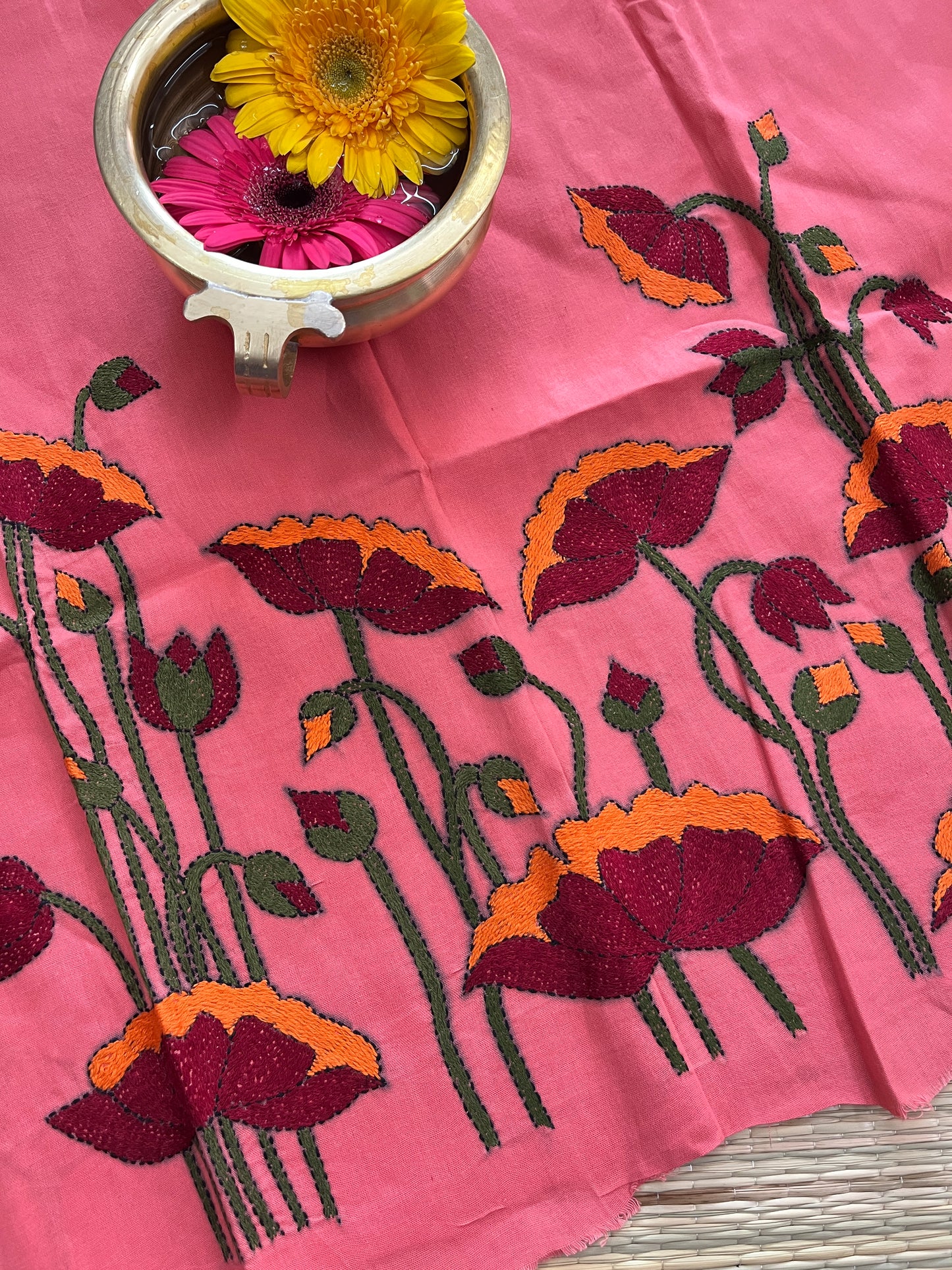DKUBP35 Designer Kanthawork Blouse Piece