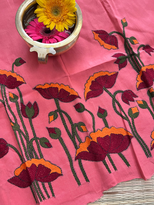 DKUBP35 Designer Kanthawork Blouse Piece
