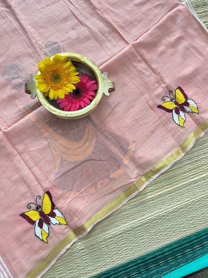 DKBP39 Designer Kanthawork Blouse Piece