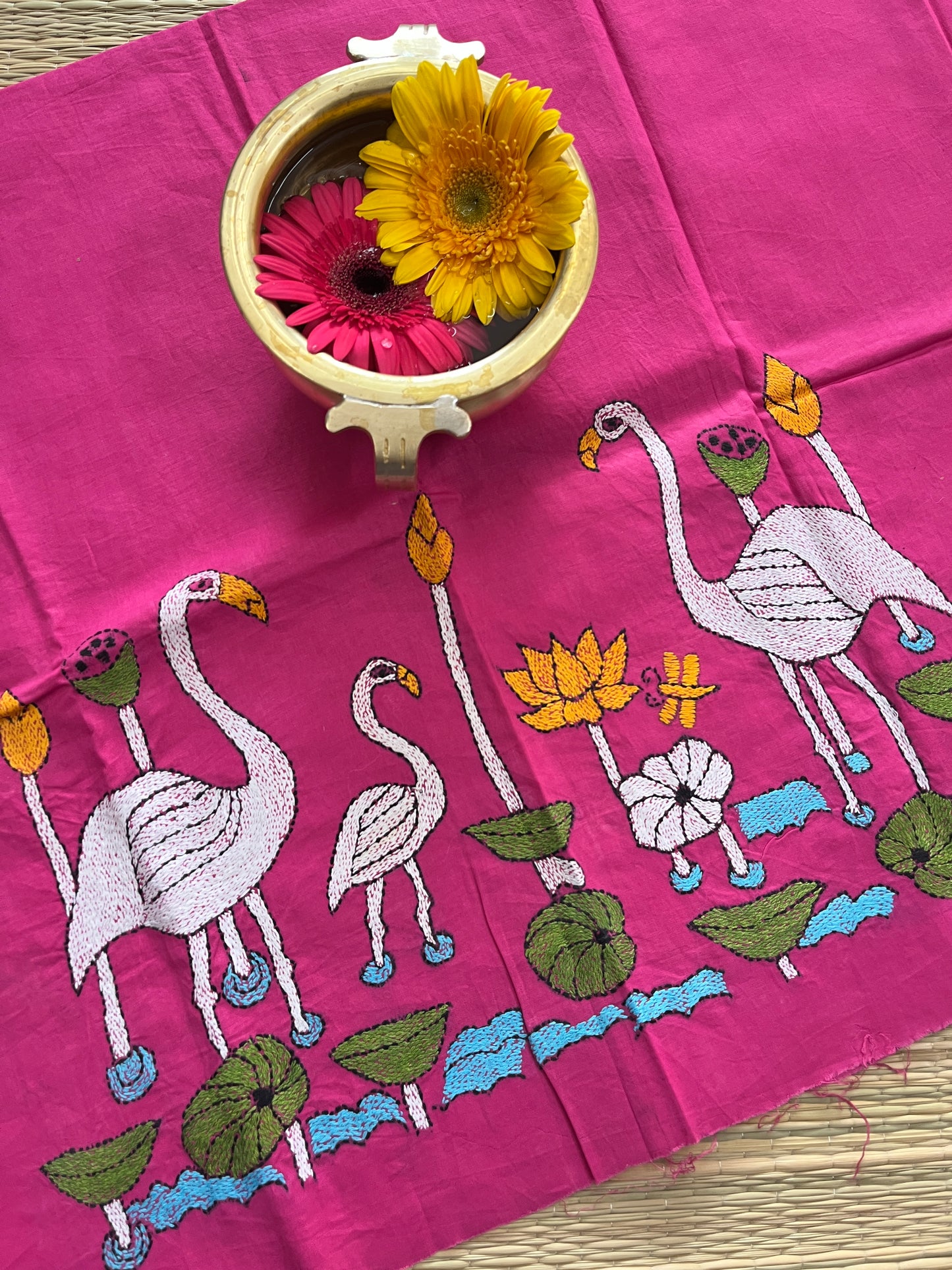 DKBP42 Designer Kanthawork Blouse Piece