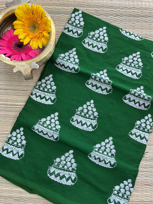 AKBP15 Allover Kanthawork Blouse Piece