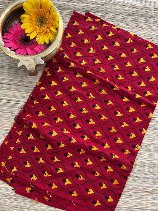 AKBP33 Allover Kanthawork Blouse Piece