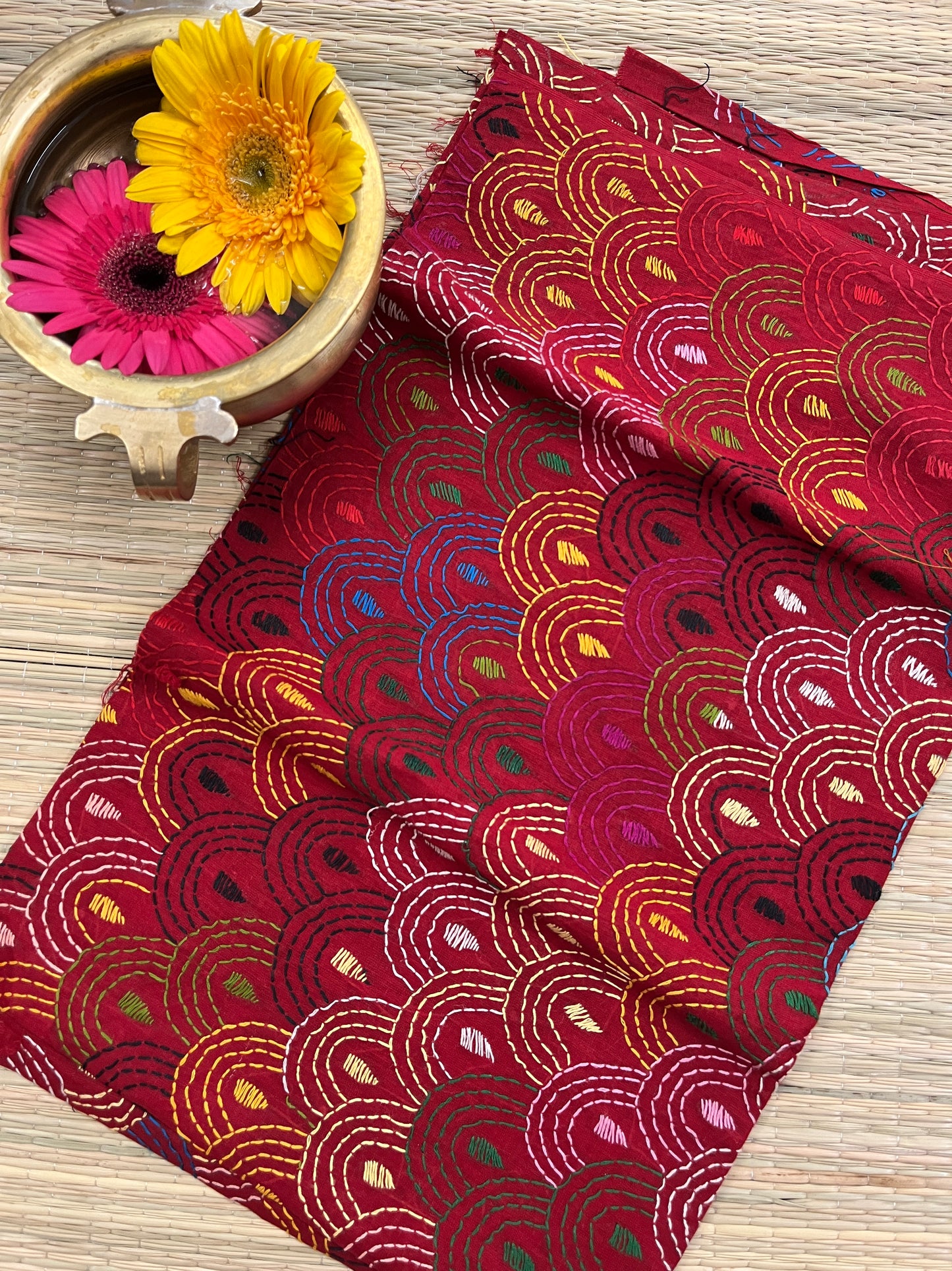 AKBP61 Allover Kanthawork Blouse Piece