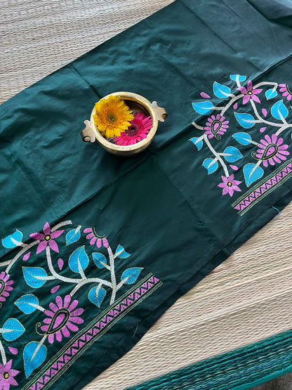 SKABP4 Art Silk Kanthawork Blouse Piece