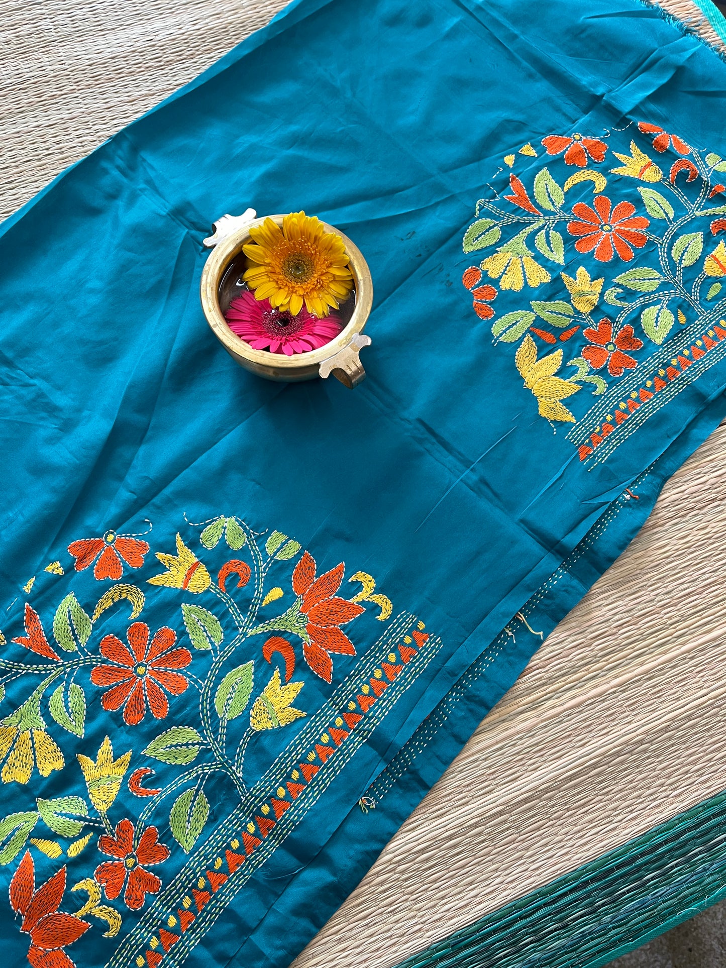 SKABP5 Art Silk Kanthawork Blouse Piece