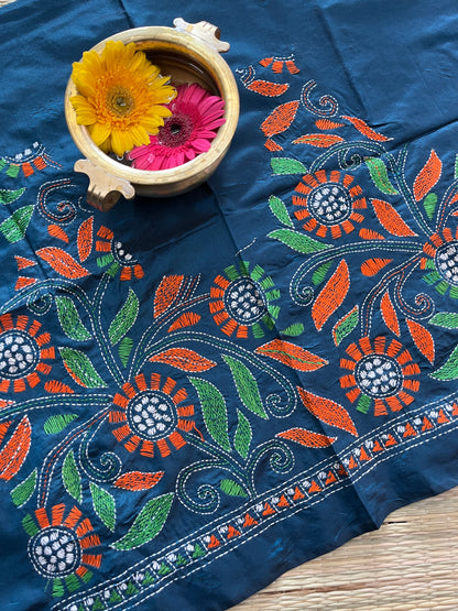 SKABP8 Art Silk Kanthawork Blouse Piece