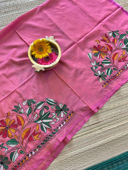SKABP14 Art Silk Kanthawork Blouse Piece