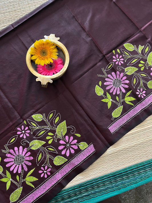 SKABP16 Art Silk Kanthawork Blouse Piece