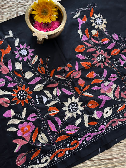 SKABP21 Art Silk Kanthawork Blouse Piece