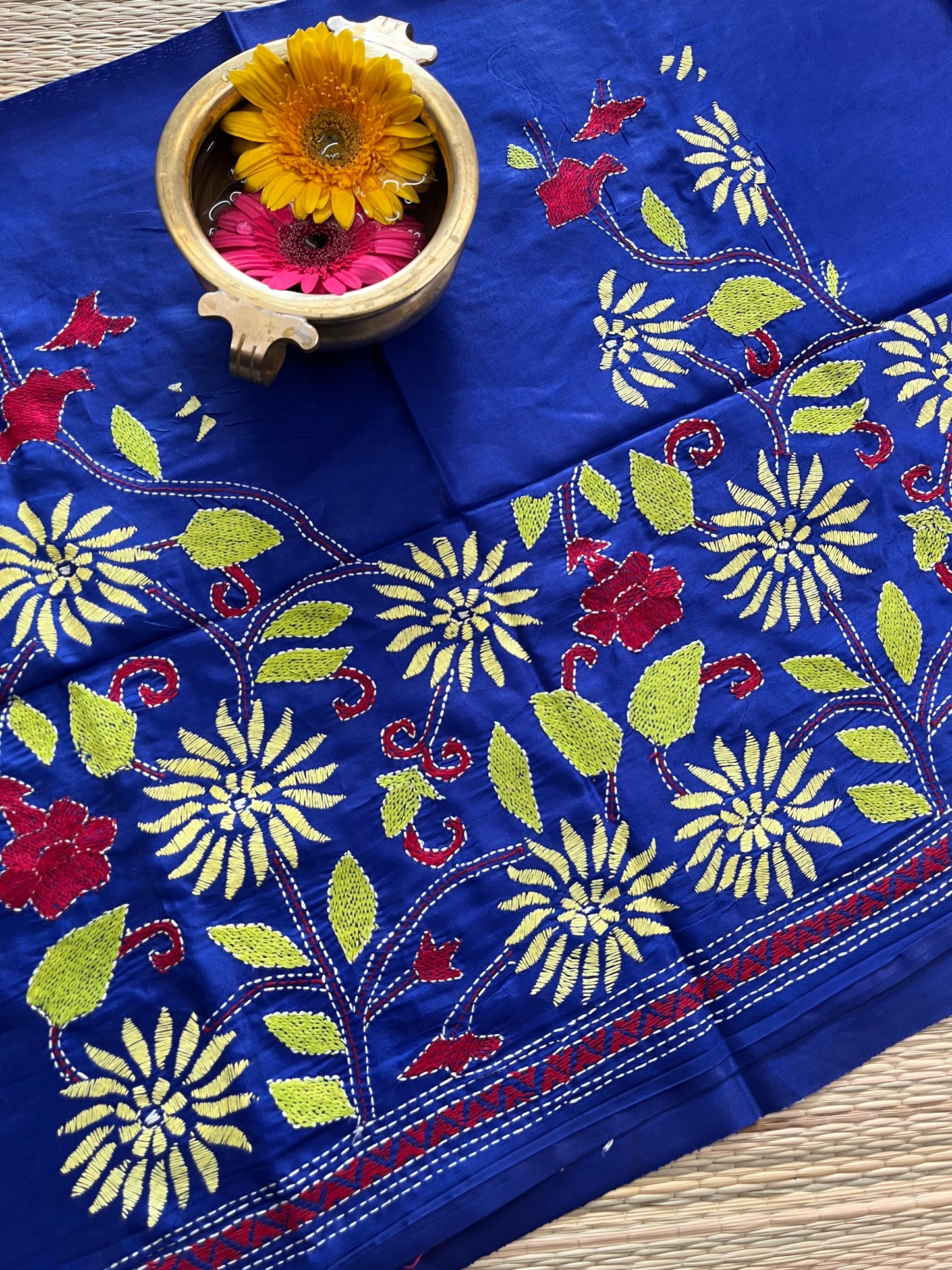 SKABP23 Art Silk Kanthawork Blouse Piece