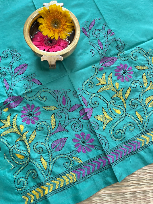 SKABP26 Art Silk Kanthawork Blouse Piece