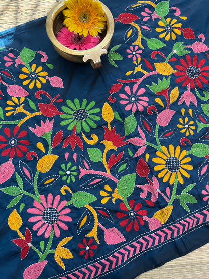 SKABP39 Art Silk Kanthawork Blouse Piece