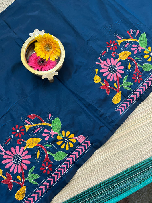 SKABP39 Art Silk Kanthawork Blouse Piece